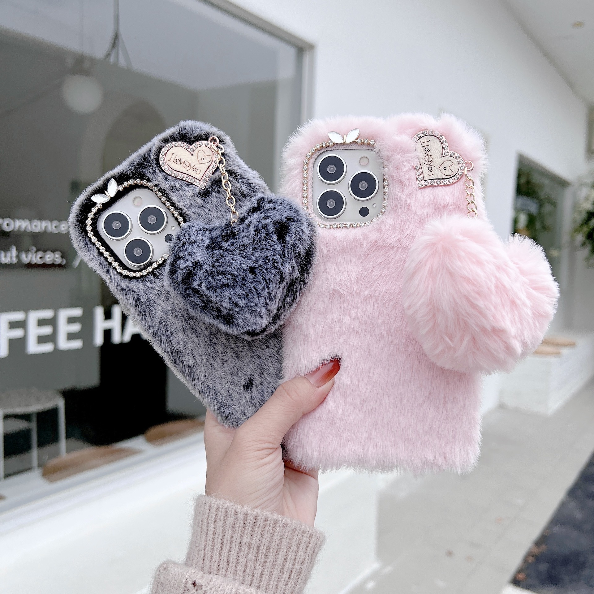 Winter Plush Mobile Phone Case - Image 5