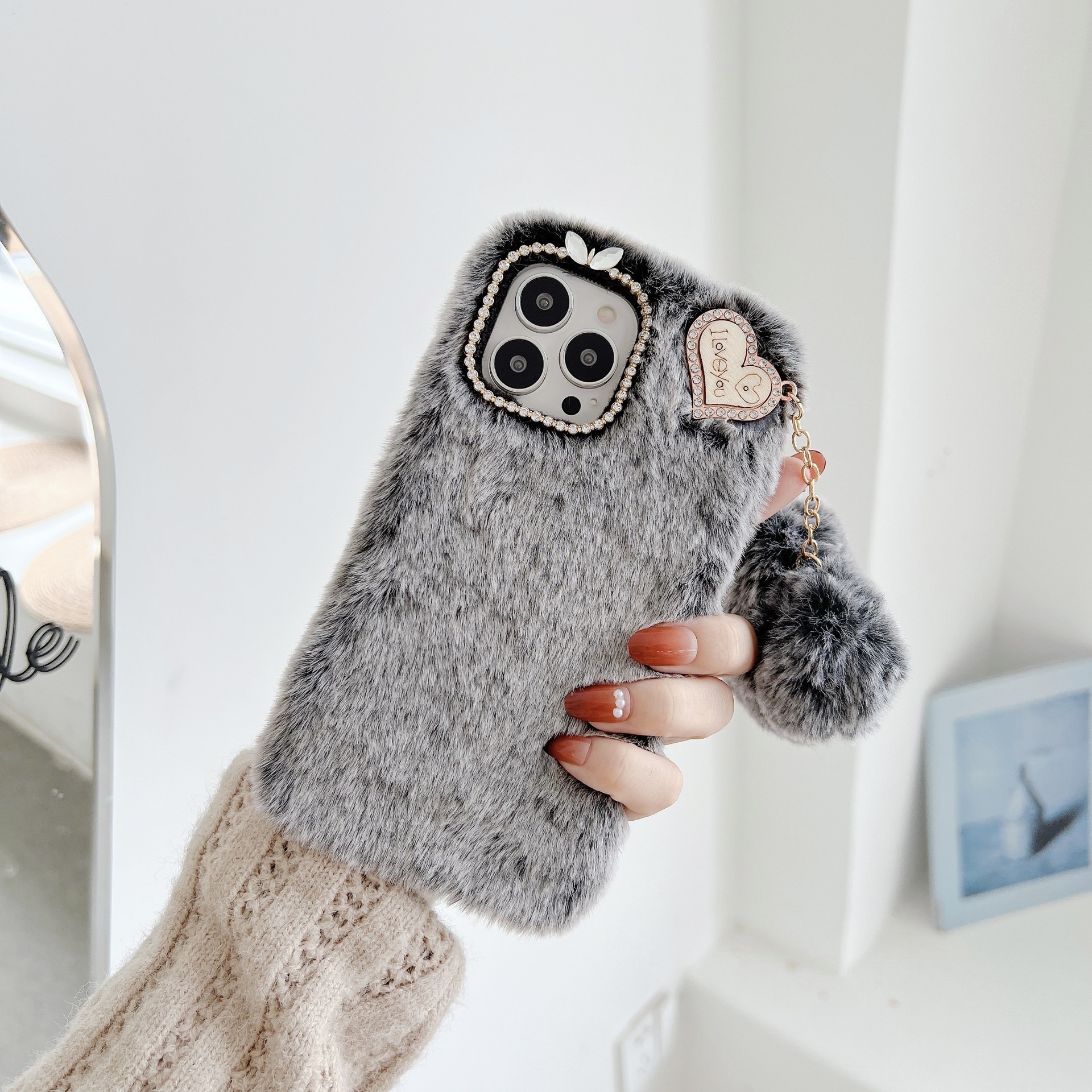 Winter Plush Mobile Phone Case - Image 7