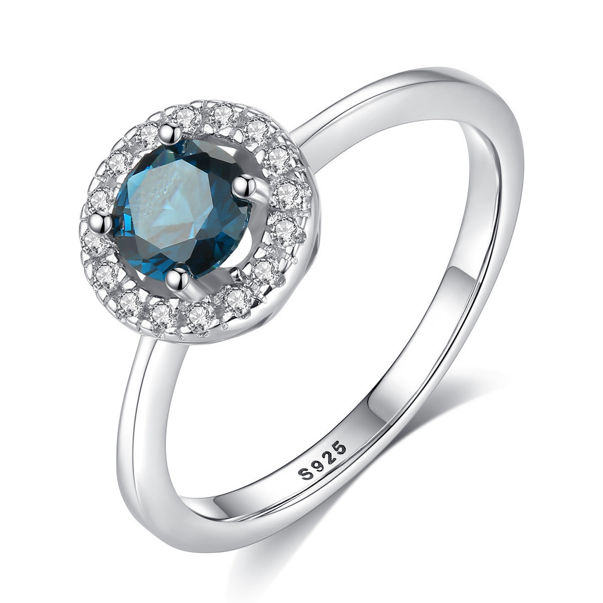 Fashion Multi-Color S925 Silver Ring - Image 2