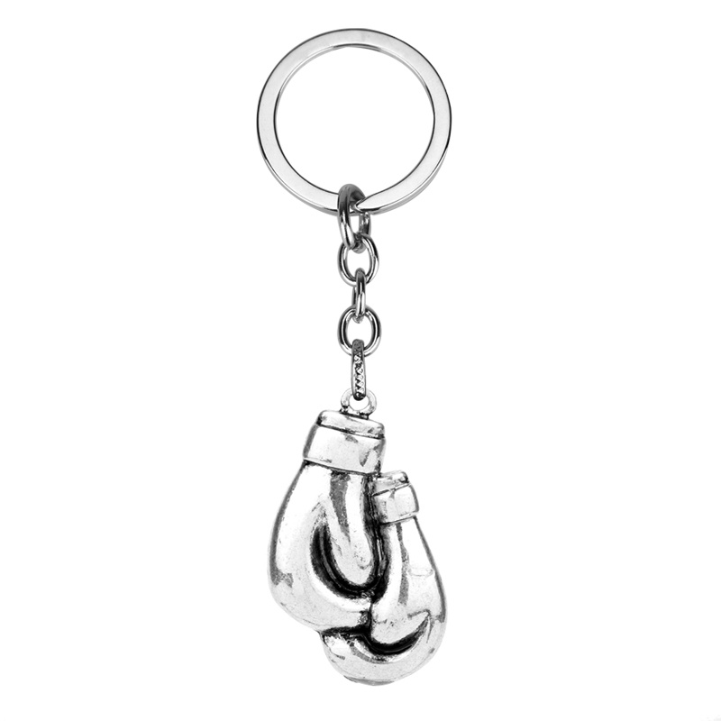 Boxing Gloves Metal Keychain Pendant - Image 4