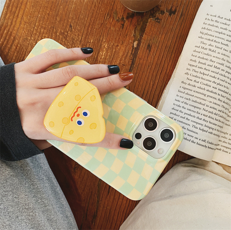 Cheese Holder Checkerboard Phone Case - Image 3