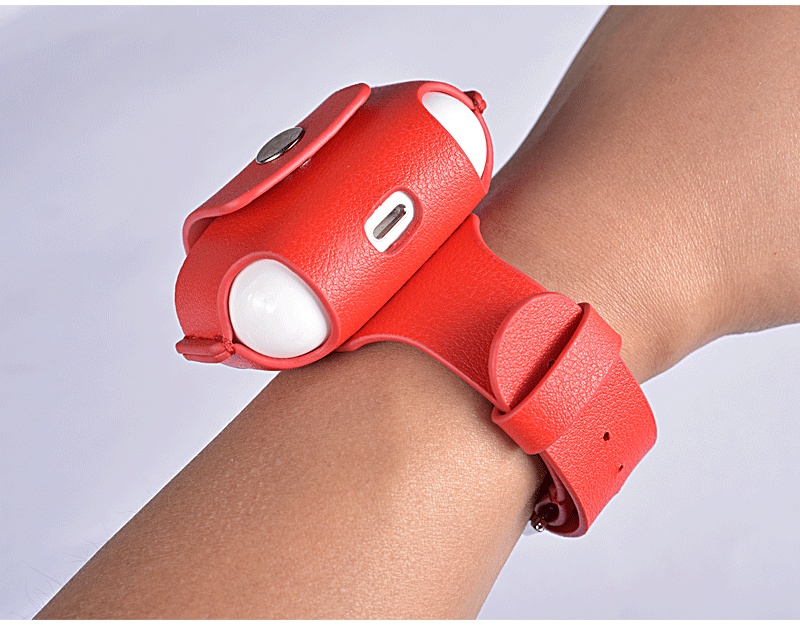 Leather Shell Armband Earphone Case
