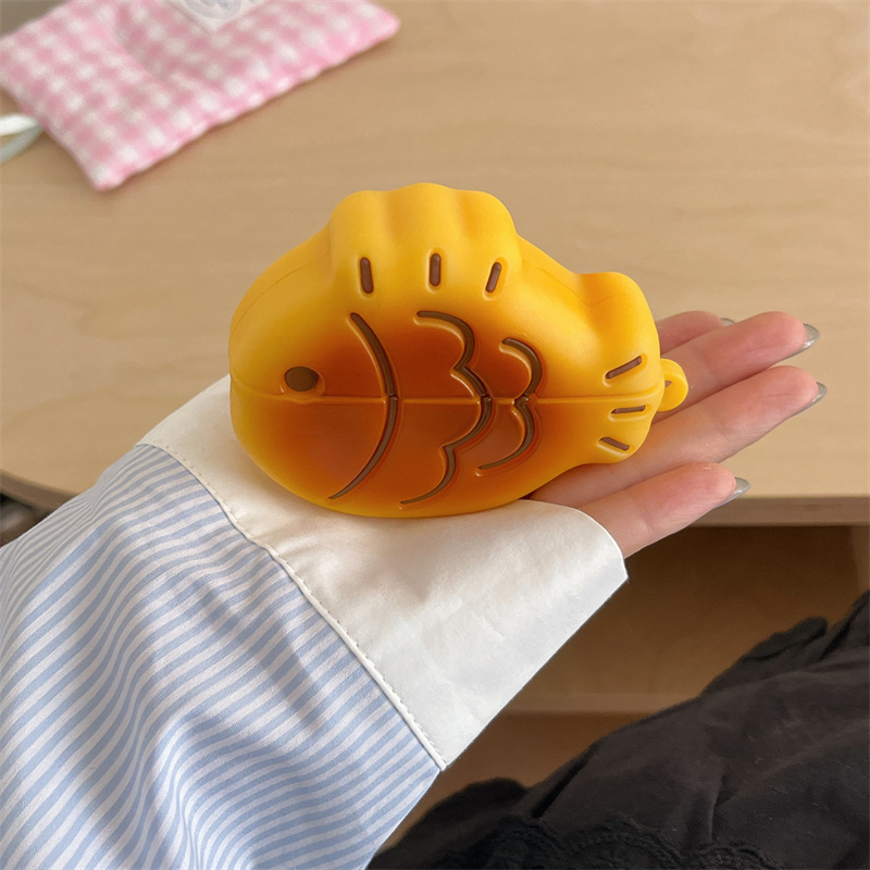 Fashion Cute Taiyaki Earphone Case