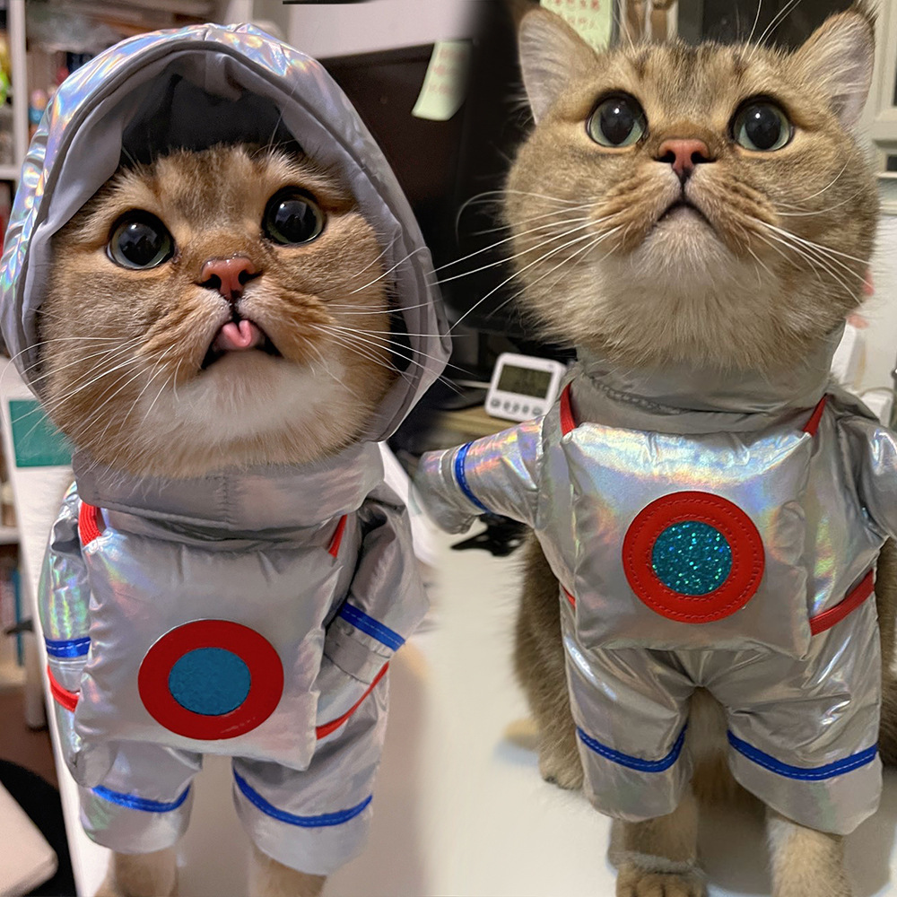 Pet Turned Funny Dress up Space Suit