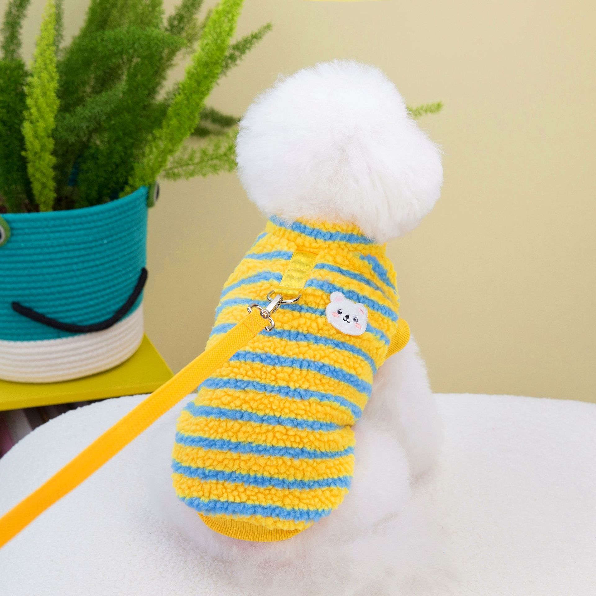 Thickened Striped Bear Pet Top - Image 2