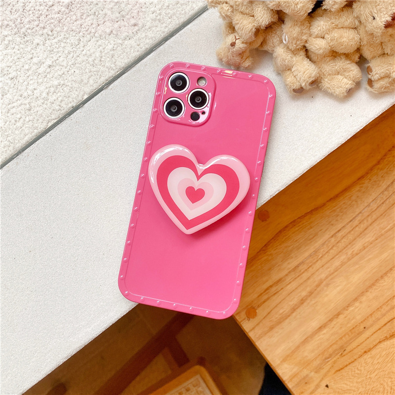 Polka Dot Love Bracket Phone Case - Image 5