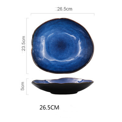 Household Ceramic Western Irregular Plates - Image 8