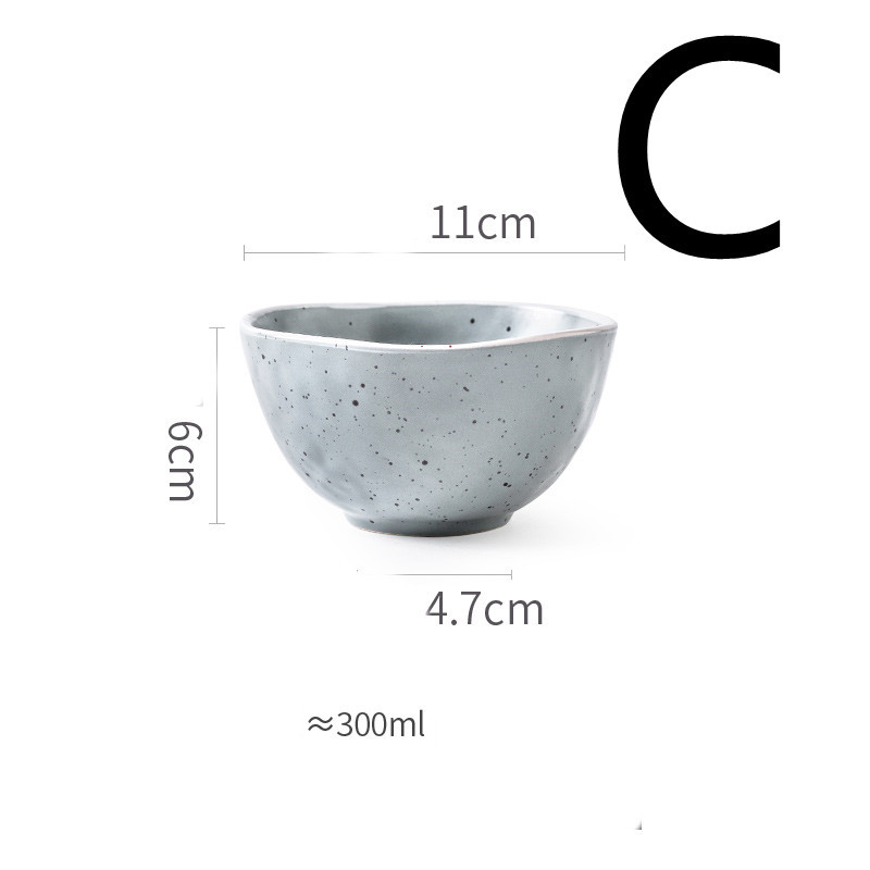 Household Dotted Black Matte Tableware Set - Image 2