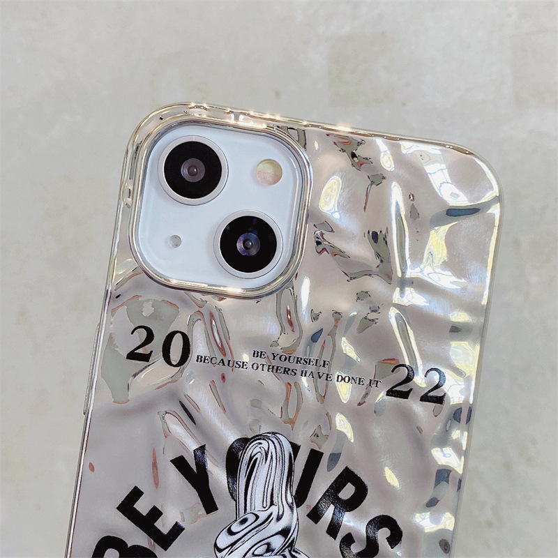Electroplated Tin Foil Wrinkle Phone Case - Image 4