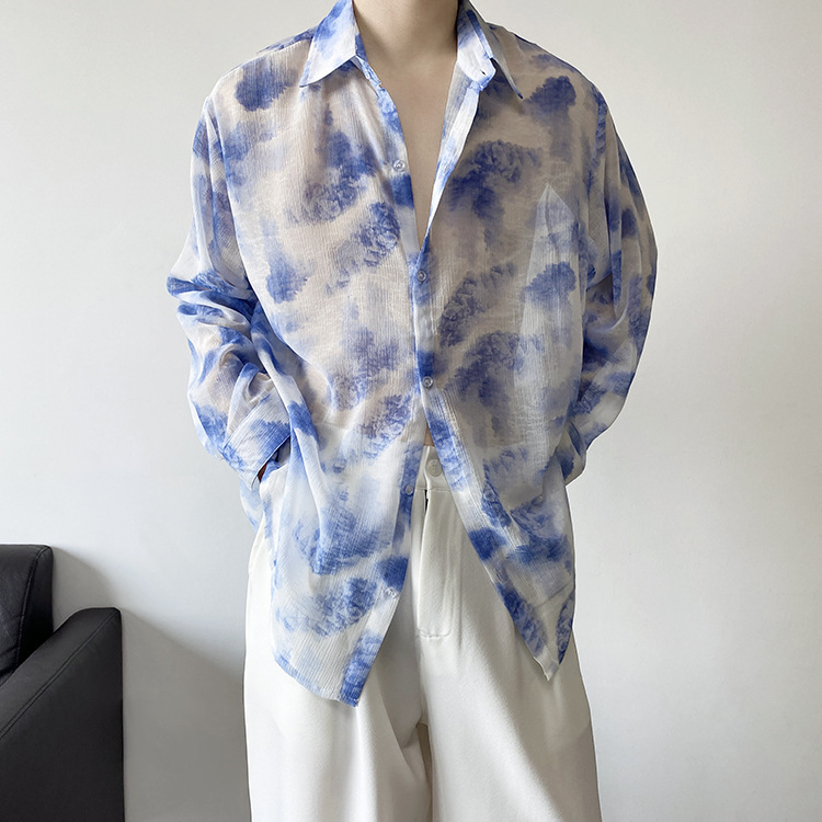 Summer Tulle Long Sleeve Shirt - Image 8