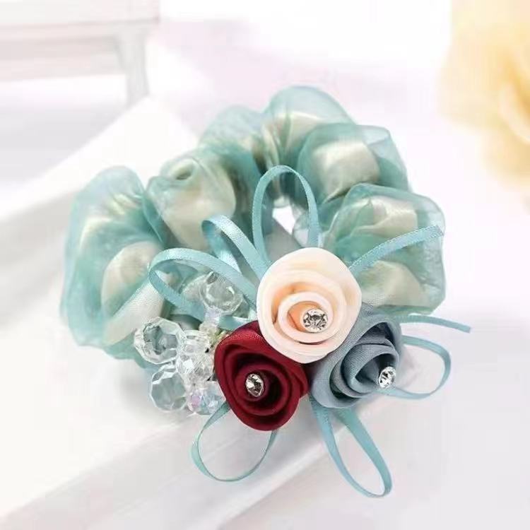Scrunchie Female Head Flower Band