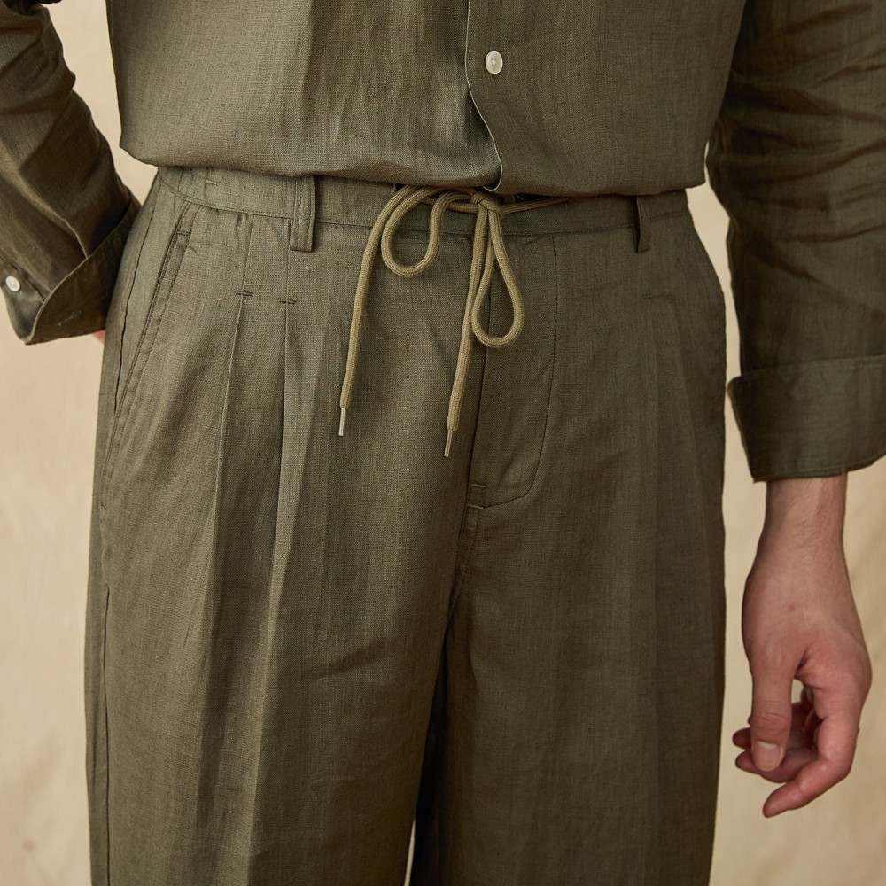 Casual Summer Elastic Waist Trousers For Men - Image 2