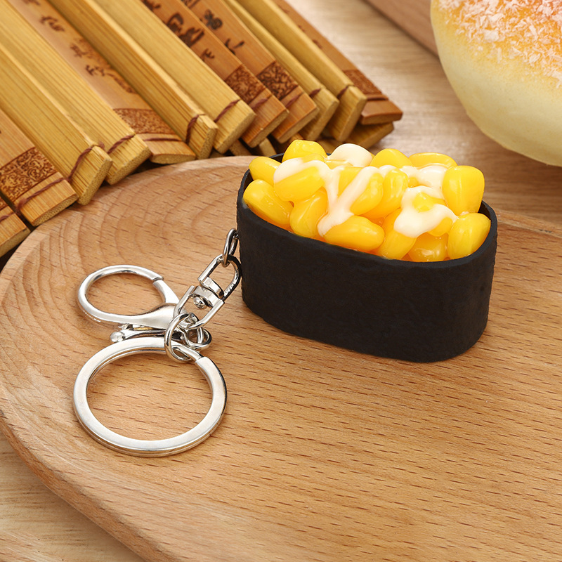 PVC Simulation Japanese Sushi Keychain - Image 3