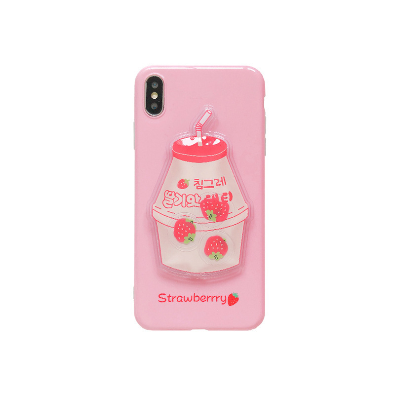 Banana Strawberry Milk Phone Case - Image 3