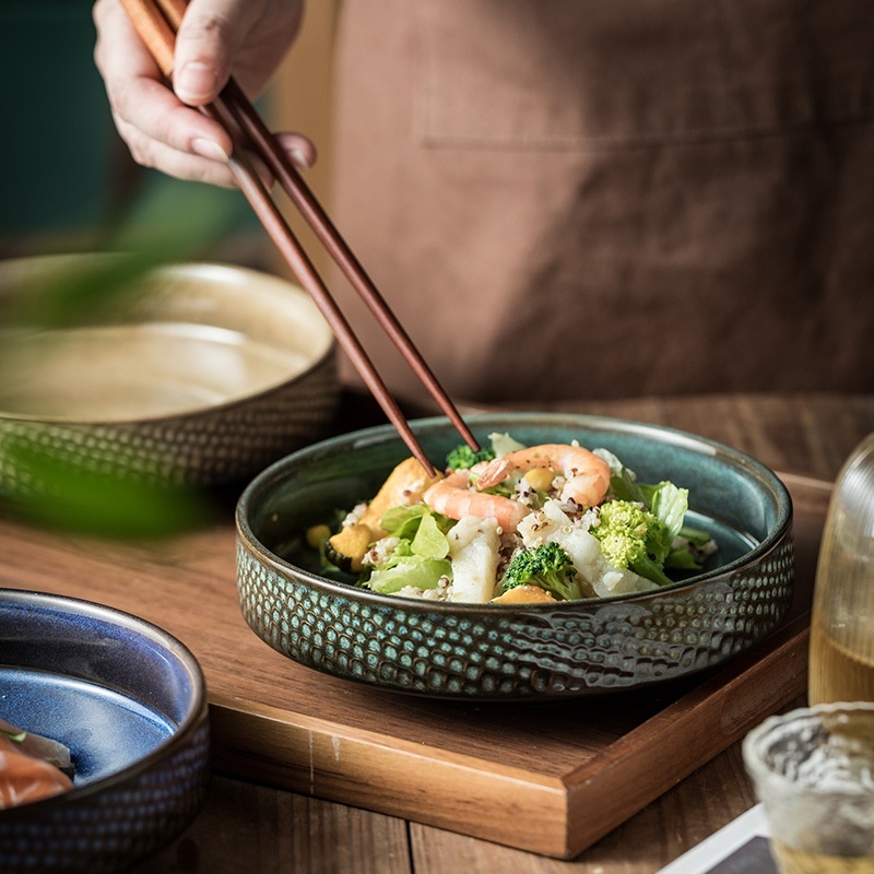Japanese Ceramic Round Dinner Plate - Image 2