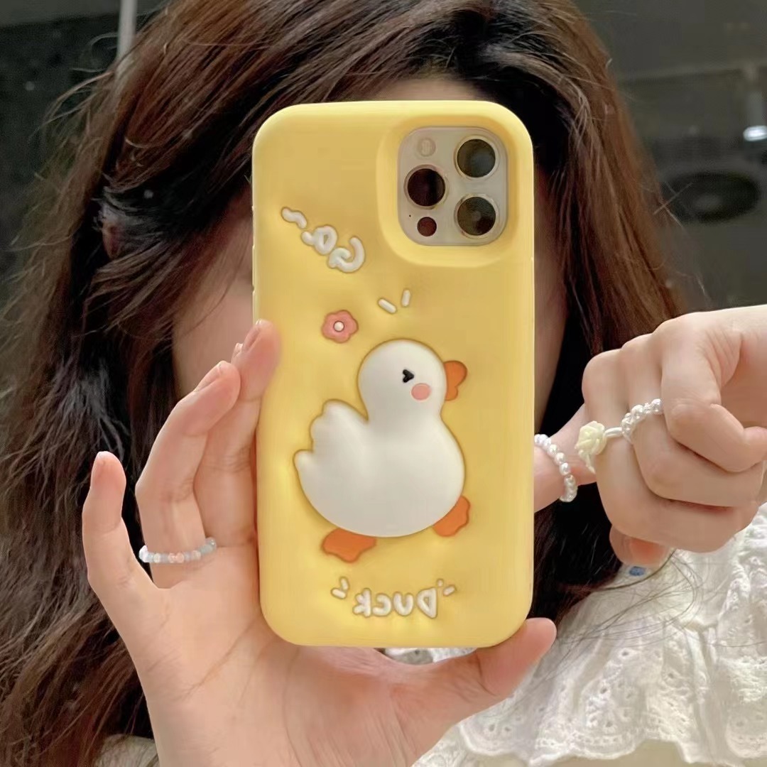 Fashion Decompression Duck Phone Case
