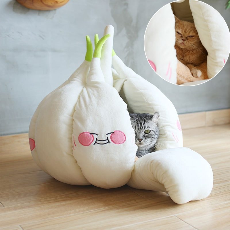 Winter Warm Soft Cushion Cave Sleeper Bed