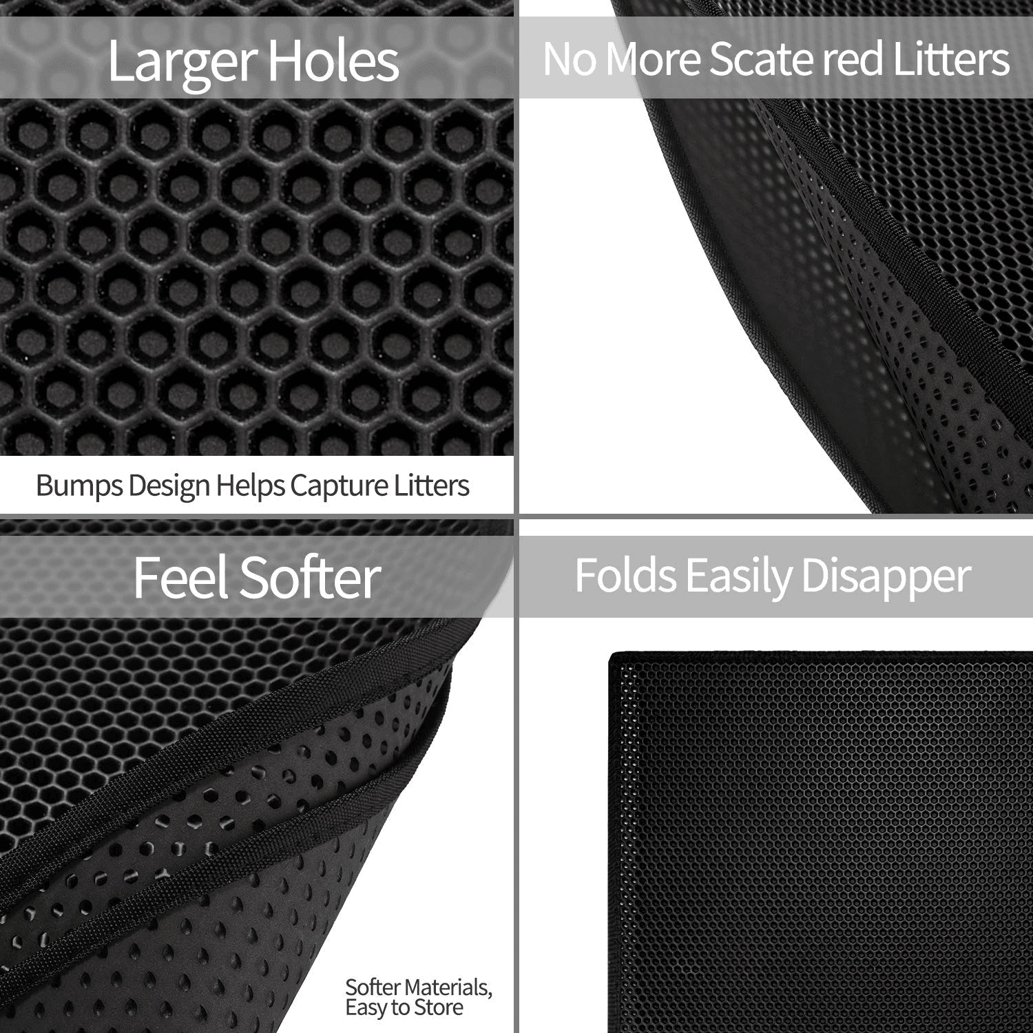 Honeycomb Double Layer EVA Cat Litter Pad - Image 5