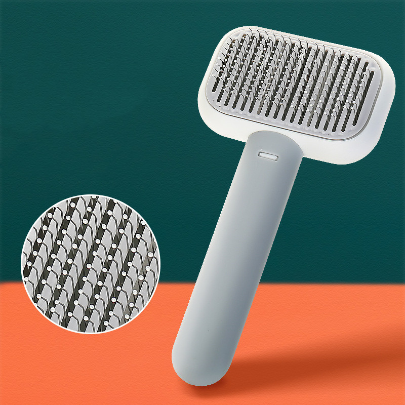 Stainless Steel Open-Knot Grooming Brush Tool - Image 6
