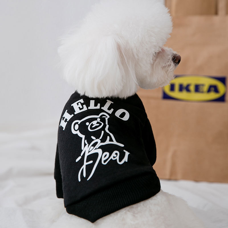 Fashion Dog Bear Printed Sweater - Image 7