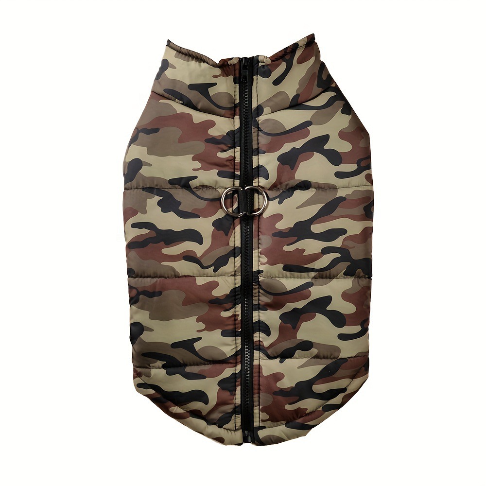Pet Camouflage Winter Thickened Hood - Image 4