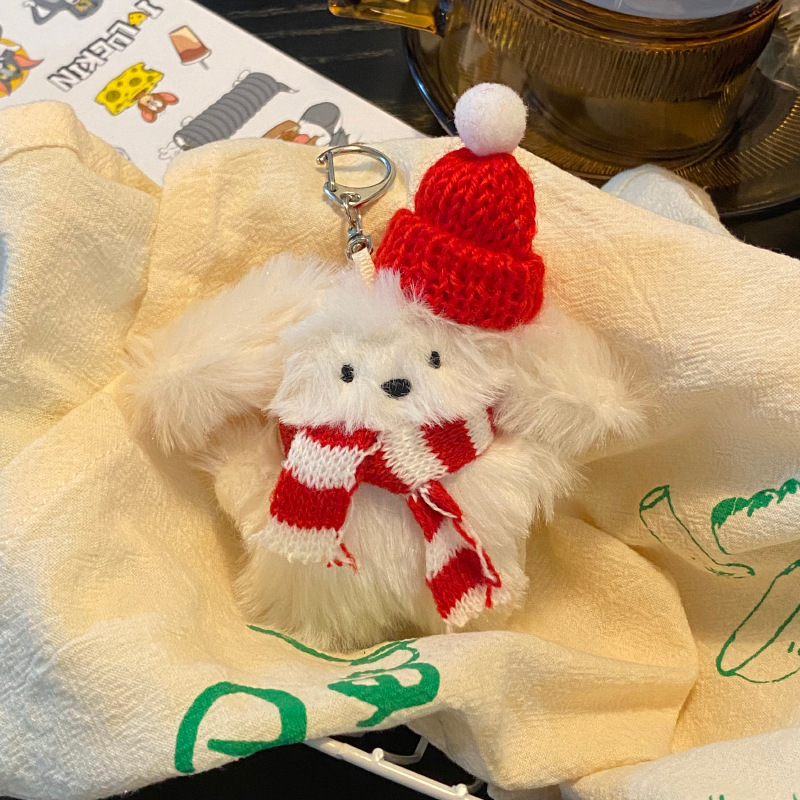 Fashion Pilot Long-Haired Rabbit Keychain - Image 5