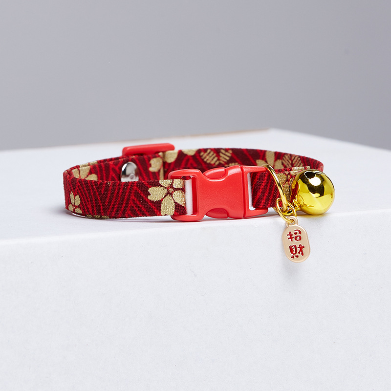 Cute Polka Dot Cat Bell Collar - Image 10