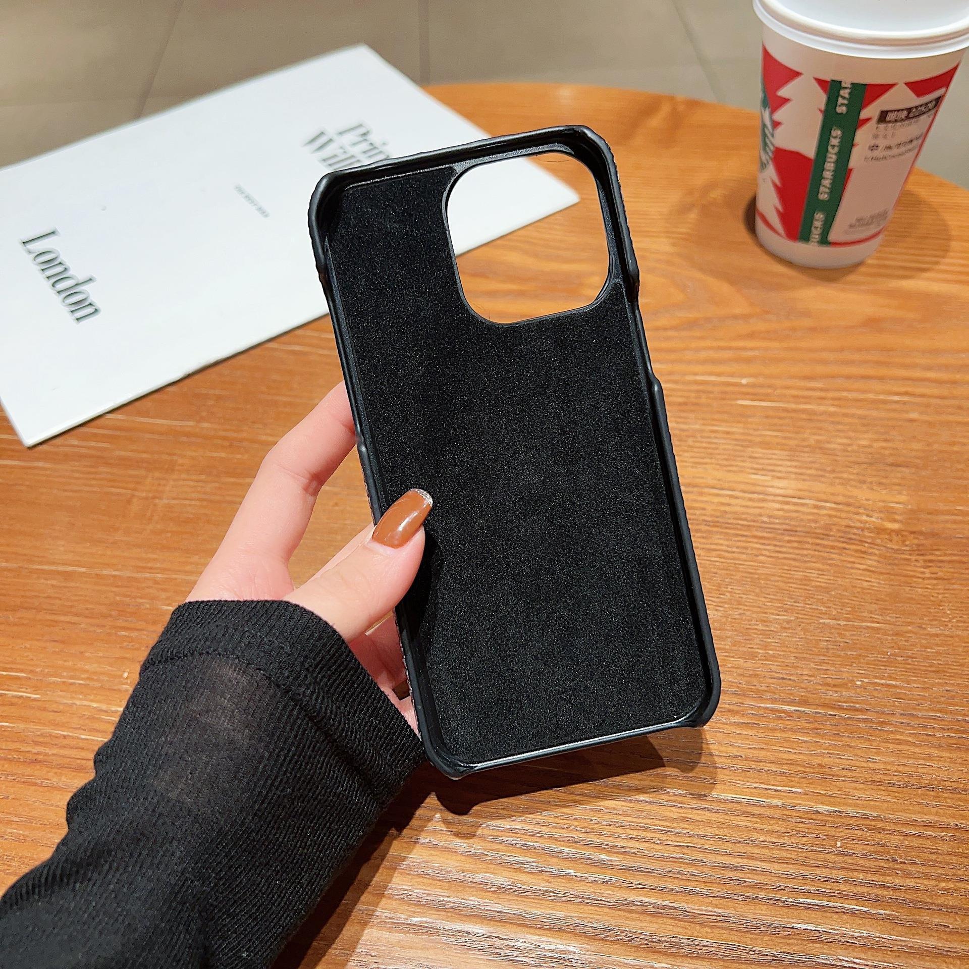 Woven Card Leather Phone Case - Image 7