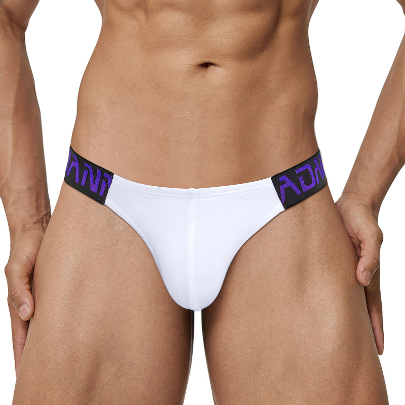 Men's Embossed Belt Low Waist Briefs Underwear - Image 7