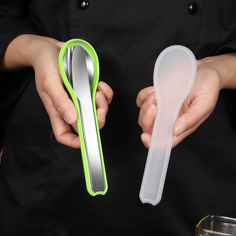 Stainless Steel Travel Convenient Cutlery Set - Image 4