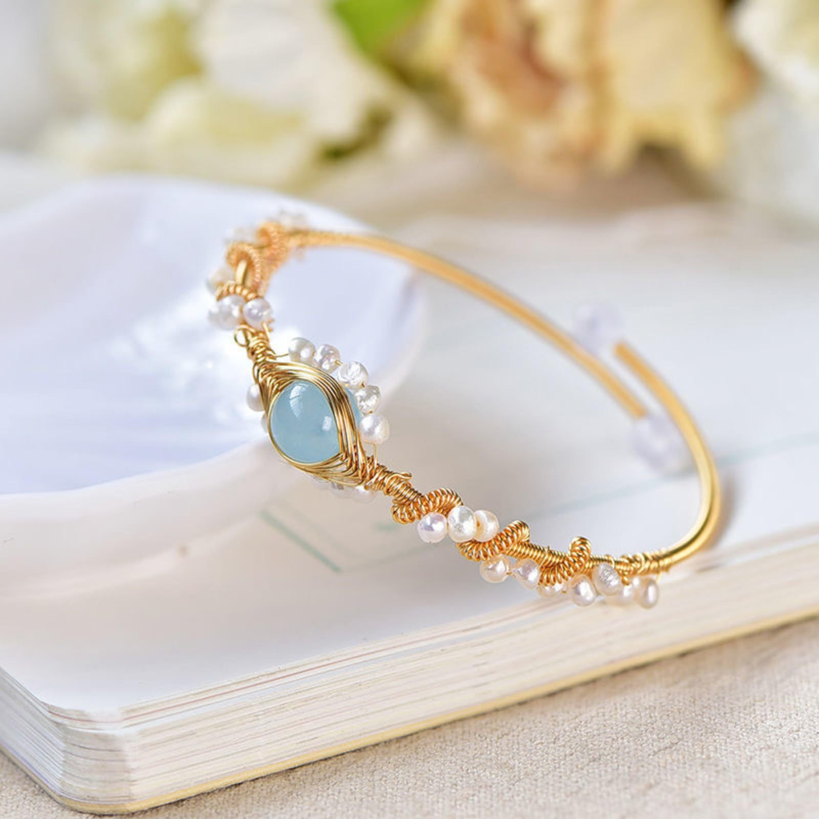 Gold Plating Pearl Bracelet - Image 3