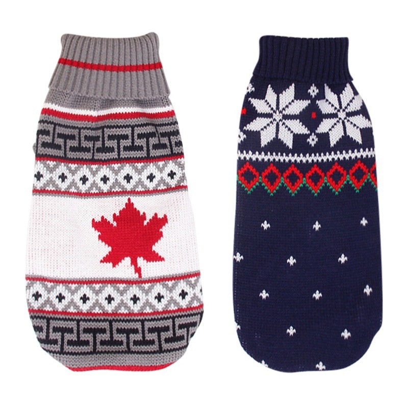 Christmas Turtleneck Dog Knitting Sweater - Image 10
