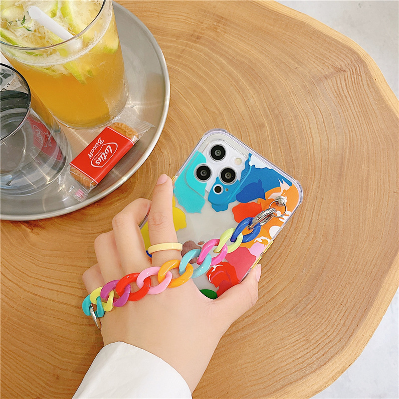 Silicone Color Wrist Chain Phone Case - Image 2