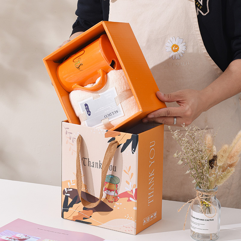 Wedding Favor Ceramic Cup Gift Box