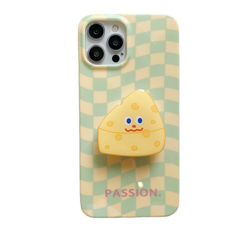 Cheese Holder Checkerboard Phone Case - Image 2