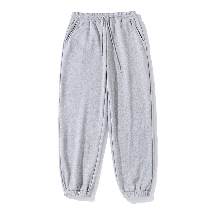 Solid Color Men's Knit Trousers With Small Feet - Image 7
