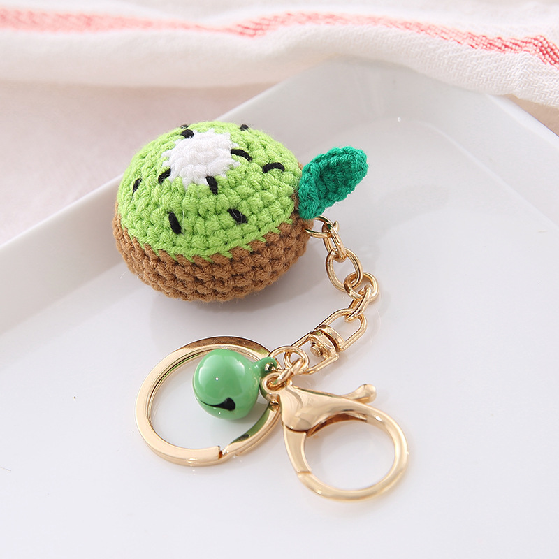 Creative Fruit Wool Ball Keychain - Image 7