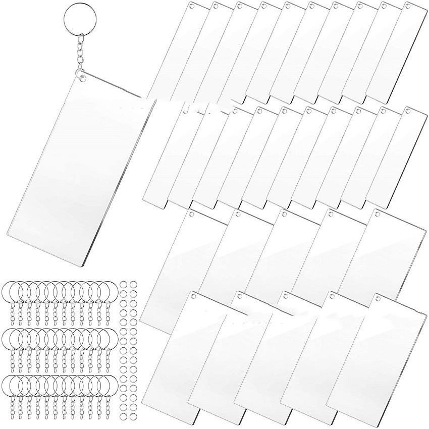 High Clear Acrylic Heat Transfer Keychain - Image 5
