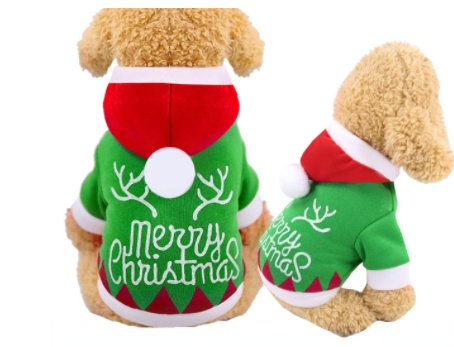 Christmas Pet Cat Cotton Clothes