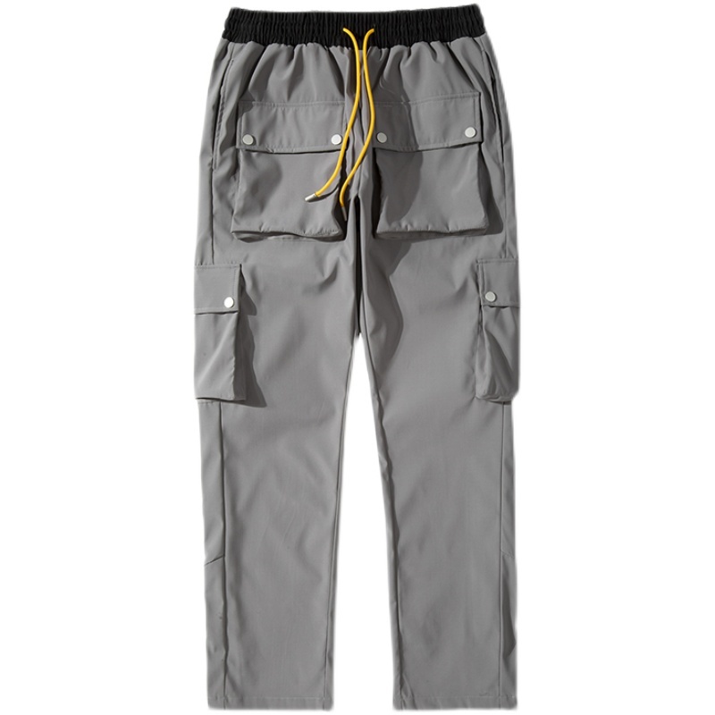 High Street Multi-pocket Casual Trousers For Men - Image 3