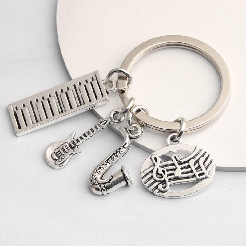 Electronic Musical Notes Organ Guitar Keychain - Image 4