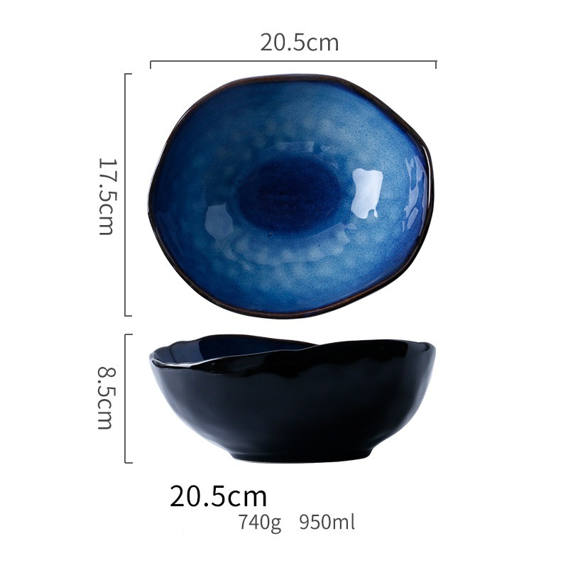 Household Ceramic Western Irregular Plates - Image 7
