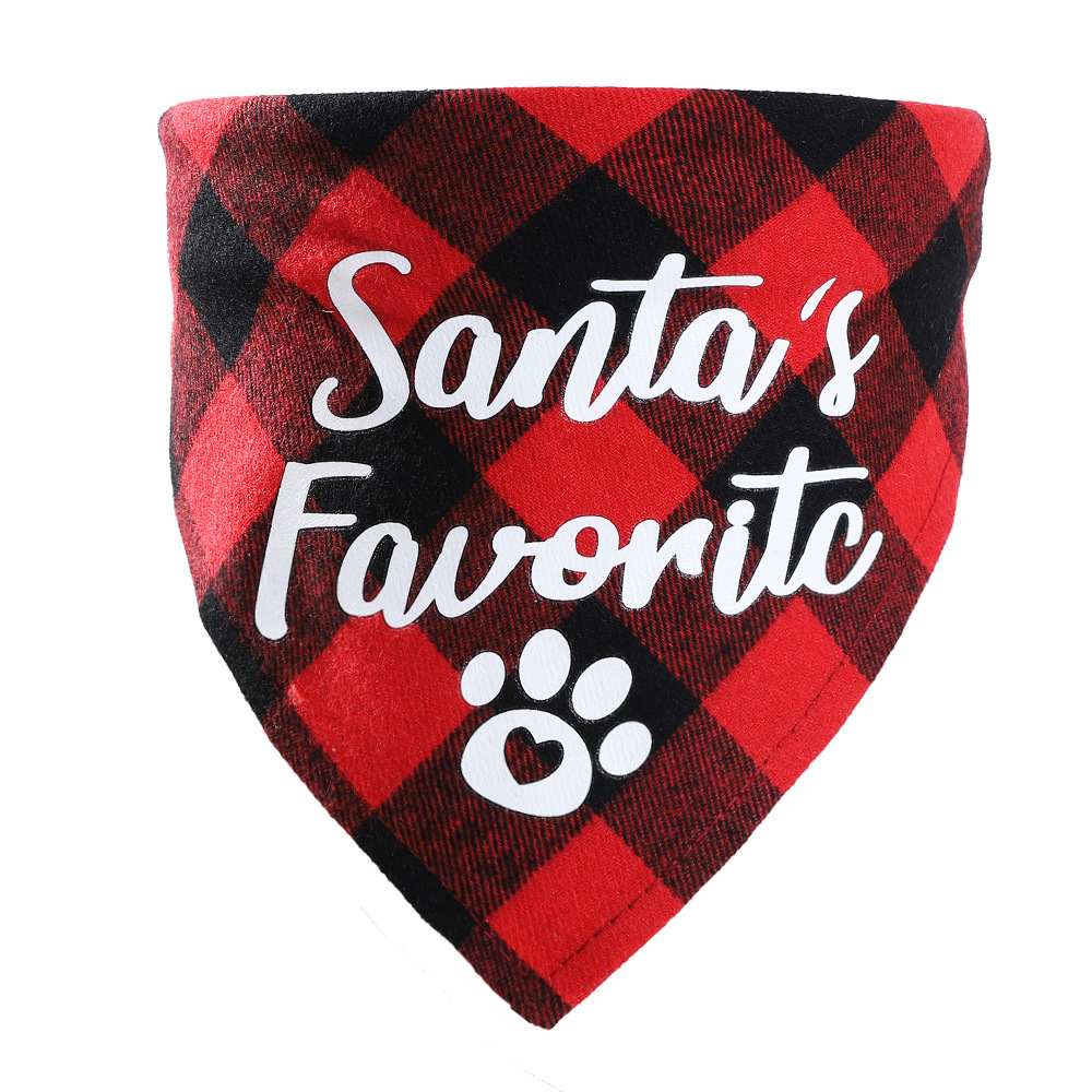 DIY Dog Triangle Christmas Pet Saliva Towel - Image 6