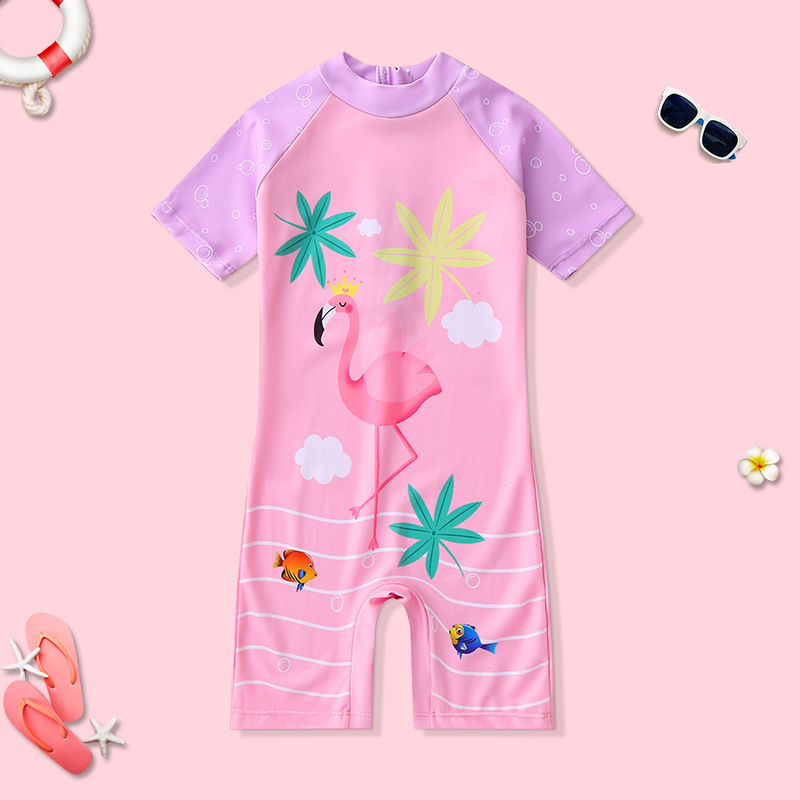 Children Sun Protection One Piece Swimsuit - Image 4