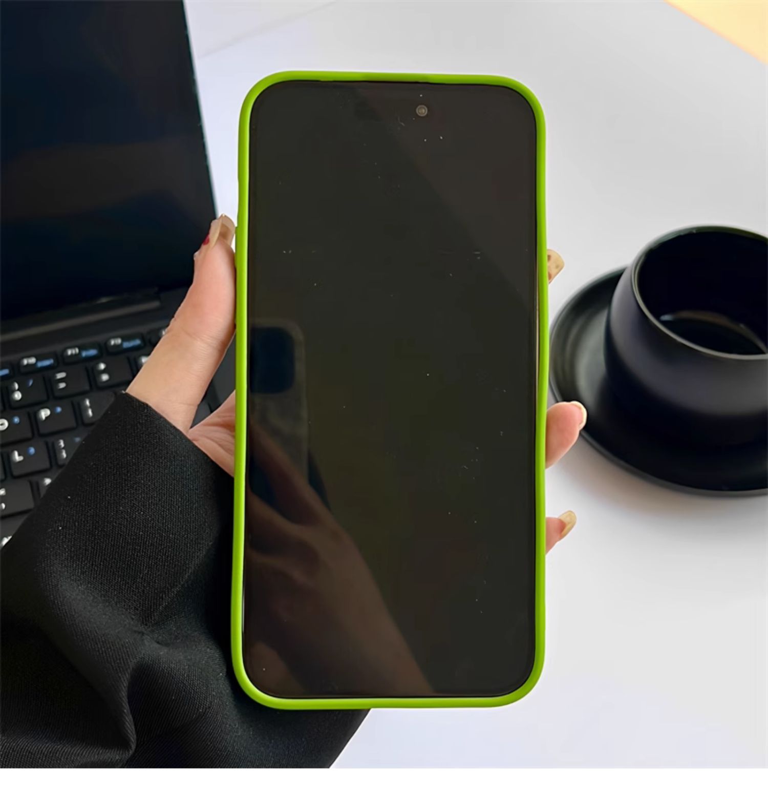 Ruffled Simple Love Phone Case - Image 4