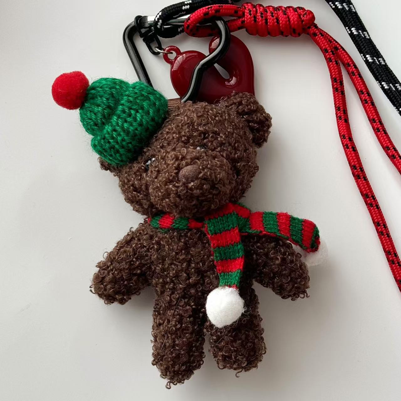 Fashion Bear Plush Pendant Keychain - Image 2