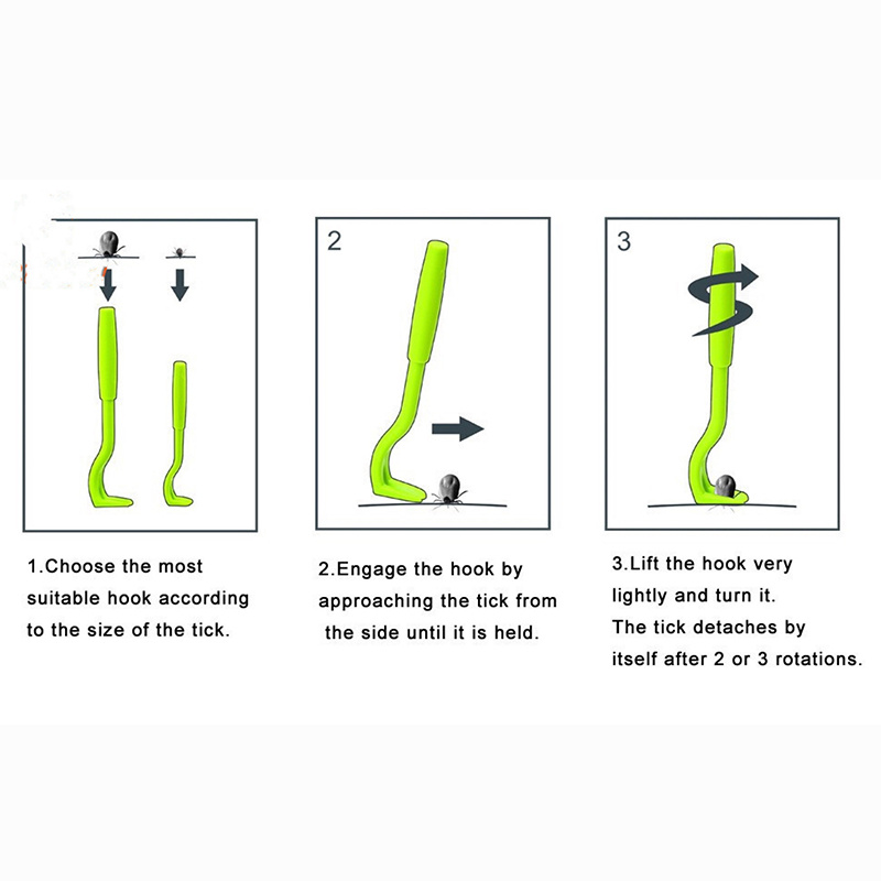 3pcs Dog Tick Pet Flea Removal Hook - Image 2