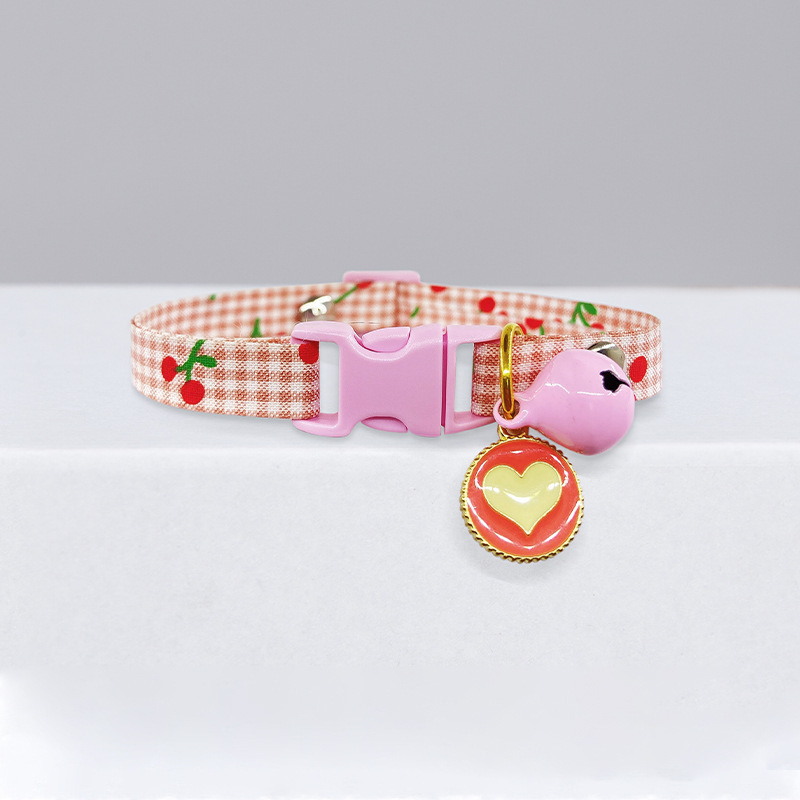 Cute Polka Dot Cat Bell Collar - Image 7