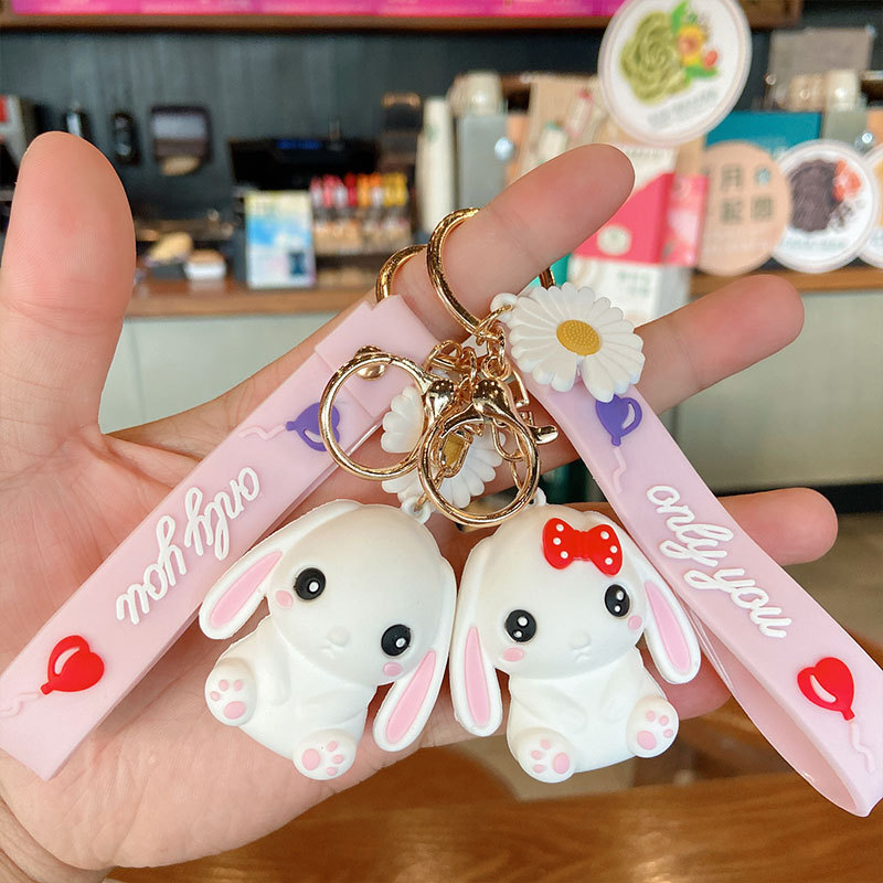 Cute Soft Rubber Doll Keychain - Image 2