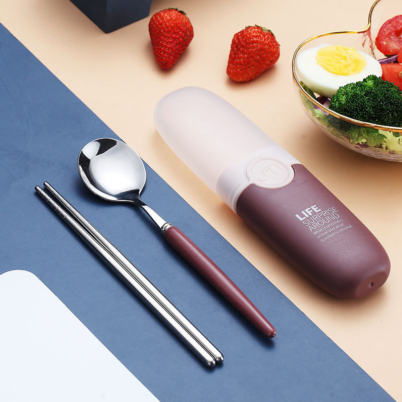 Children's Portable Stainless Steel Cutlery Set - Image 5